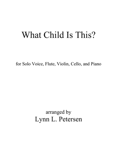 What Child Is This?