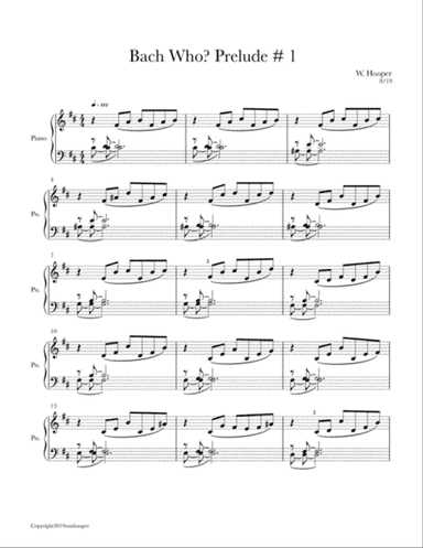 Bach Who? Prelude One
