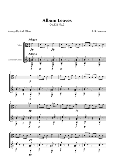 Album Leaves Op.124 No.2