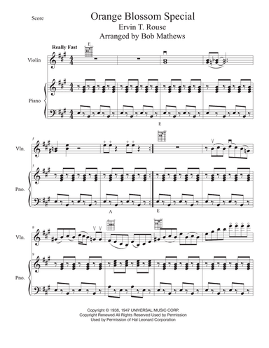 Orange Blossom Special