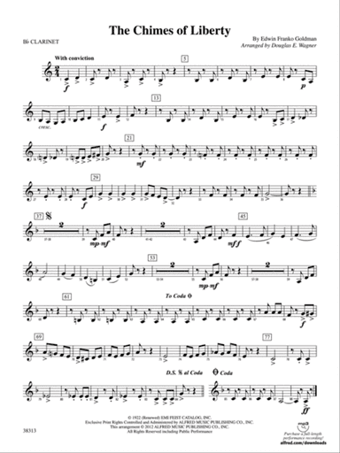 The Chimes of Liberty: 1st B-flat Clarinet