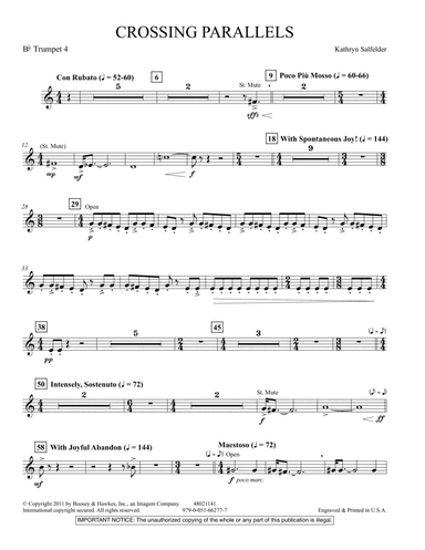 Crossing Parallels - Bb Trumpet 4