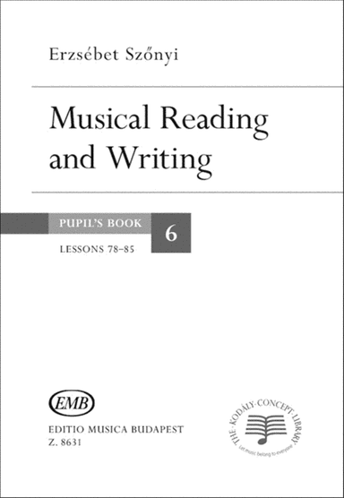Musical Reading and Writing 6