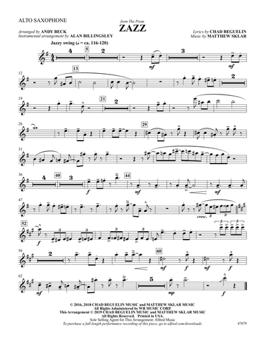 Zazz: E-flat Alto Saxophone