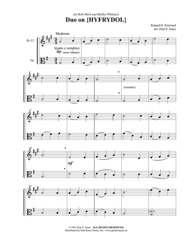 Duo on 'Hyfrydol' (Cl/Va)