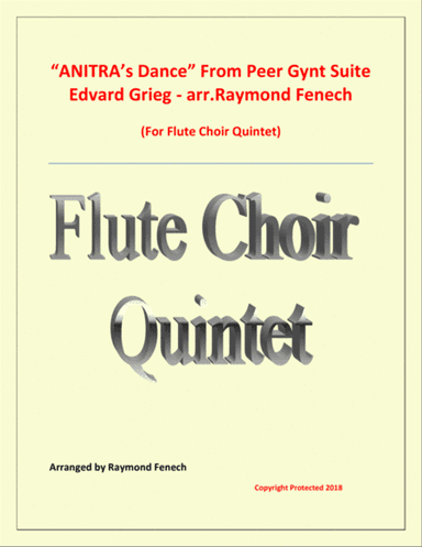 Anitra's Dance - E. Grieg - Flute Choir Quintet