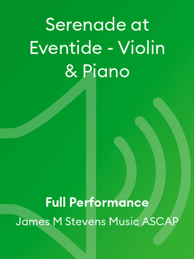 Serenade at Eventide - Violin & Piano