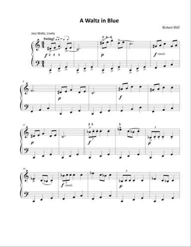 A WALTZ in BLUE