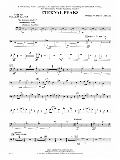Eternal Peaks: (wp) B-flat Tuba B.C.
