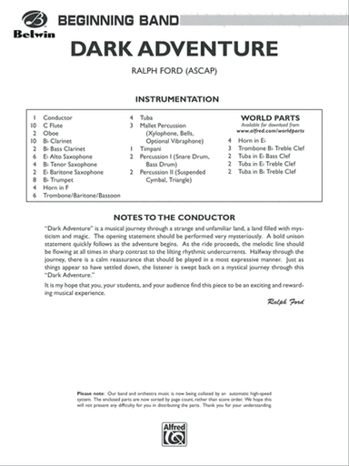 Dark Adventure: Score