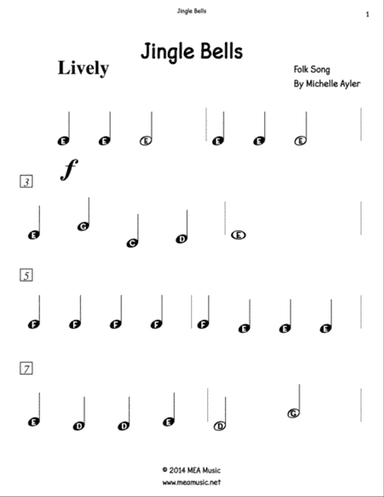 Jingle Bells With Letters