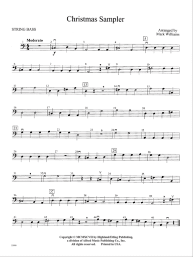Classics for a Traditional Christmas, Level 1: String Bass