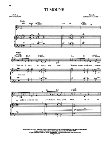 Ti Moune (from Once on This Island)