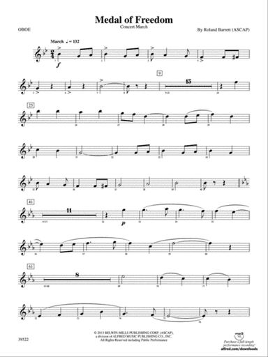 Medal of Freedom: Oboe