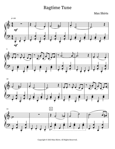 Ragtime Tune