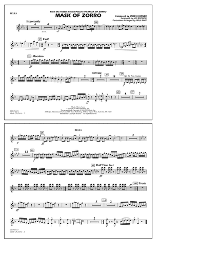 Mask of Zorro (arr. Jay Bocook) - Bells