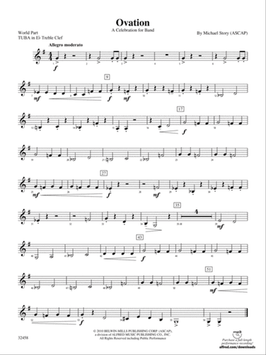 Ovation: (wp) E-flat Tuba T.C.