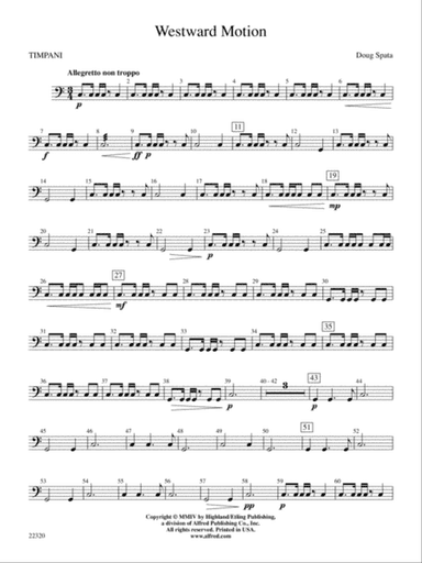 Westward Motion: Timpani