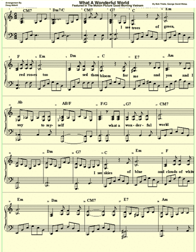 What A Wonderful World