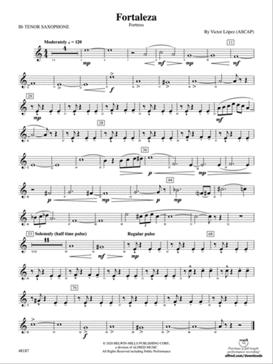 Fortaleza: B-flat Tenor Saxophone