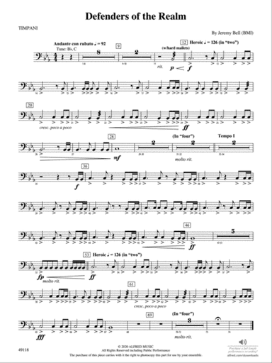 Defenders of the Realm: Timpani