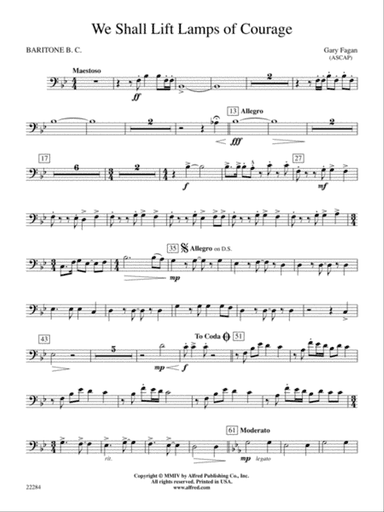 We Shall Lift Lamps of Courage: Baritone B.C.