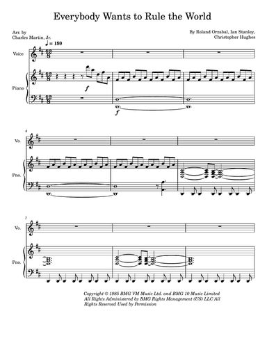 Everybody Wants To Rule The World