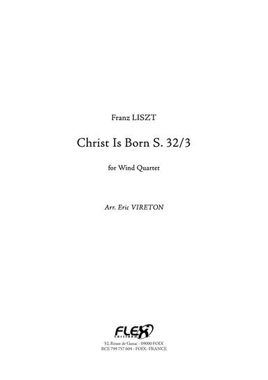 Christ is Born S. 32/3