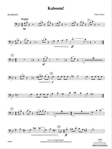 Kaboom!: Bassoon