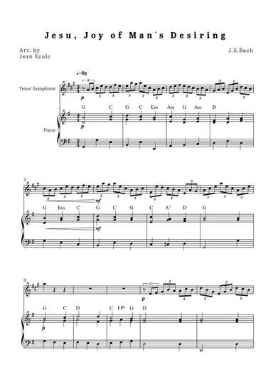 Jesu, Joy of Man's Desiring