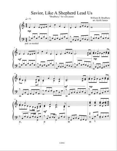 Savior, Like A Shepherd, Lead Us