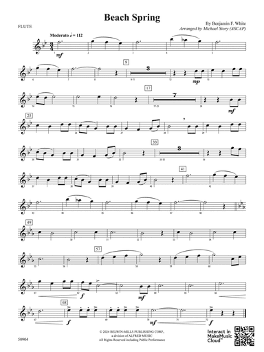 Beach Spring: Flute