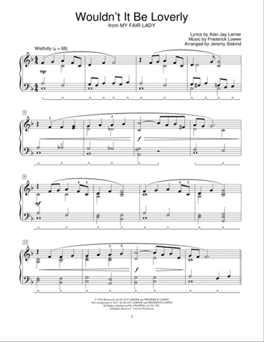 Wouldn't It Be Loverly