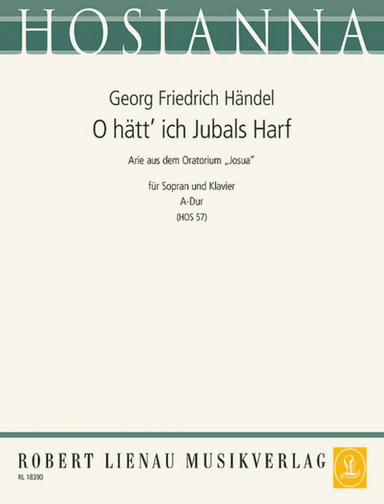 O hätt' ich Jubals Harf (Josua)
