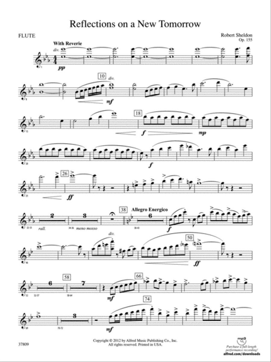 Reflections on a New Tomorrow: Flute