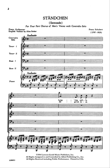 Ständchen (Serenade)