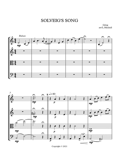 SOLVEIG'S SONG