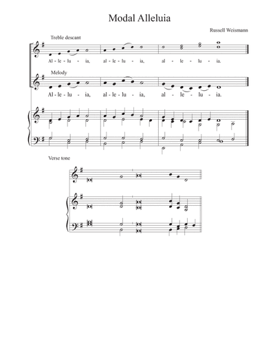 Modal Alleluia
