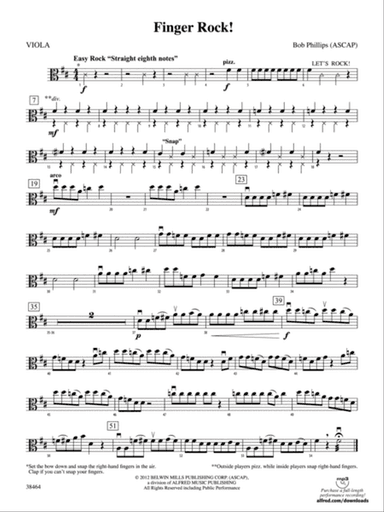 Finger Rock!: Viola