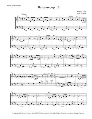 Berceuse, Op. 16