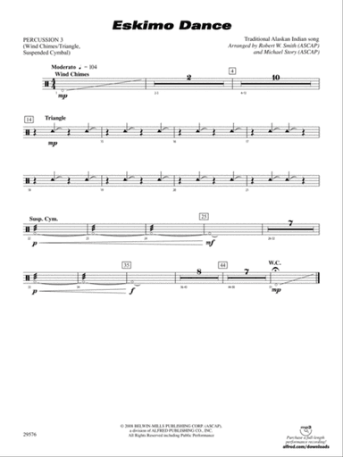 Eskimo Dance: 3rd Percussion