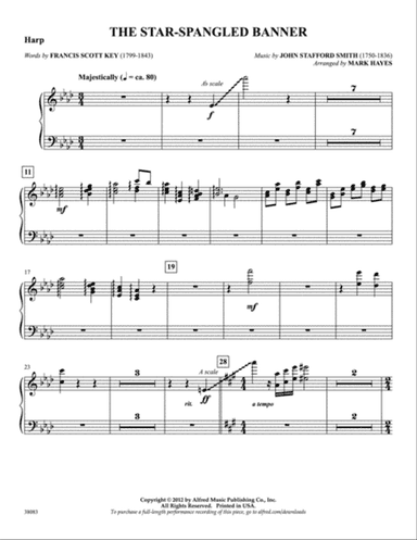 The Star-Spangled Banner: Harp