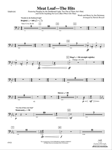 Meat Loaf---The Hits: Timpani