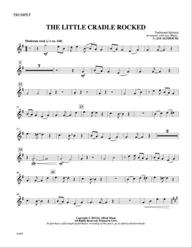 The Little Cradle Rocked: Trumpet
