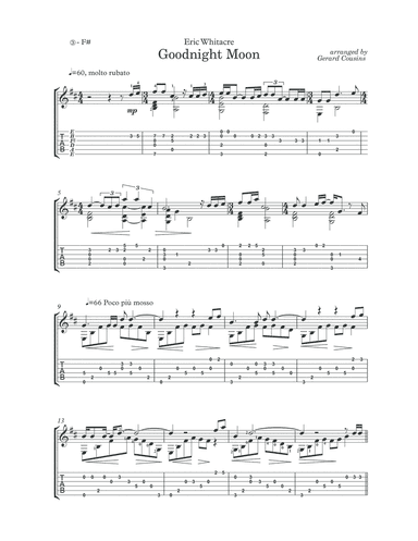Goodnight Moon (arr. Gerard Cousins)