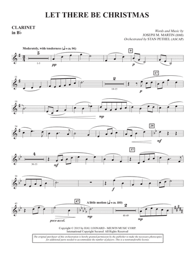 Let There Be Christmas (Consort) - Bb Clarinet