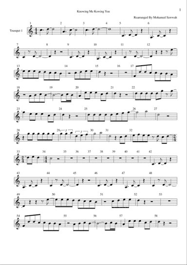 Knowing Me, Knowing You