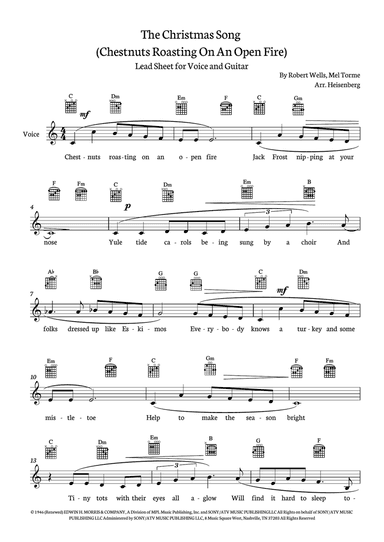 The Christmas Song (chestnuts Roasting On An Open Fire)