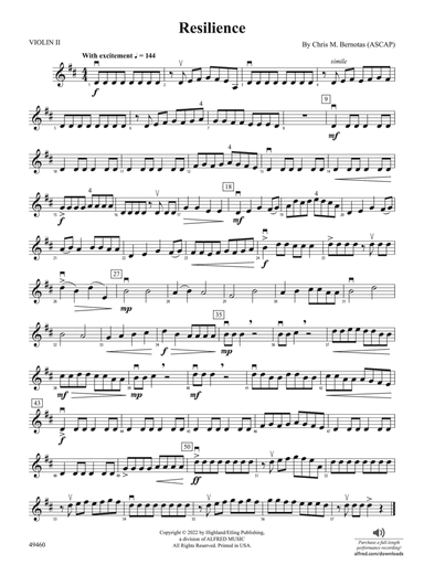 Resilience: 2nd Violin