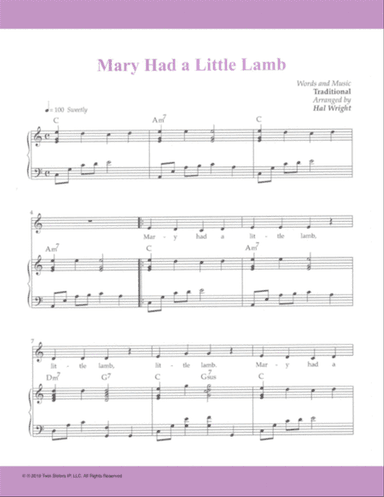 Mary Had a Little Lamb